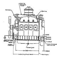 4V71T Detroit Diesel 1043-7305